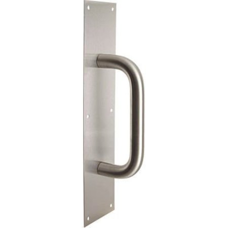 YALE COMMERCIAL Rockwood Pull Plate, 8"L x 16"H x 1, Satin Stainless Steel, 8" CTC 85763